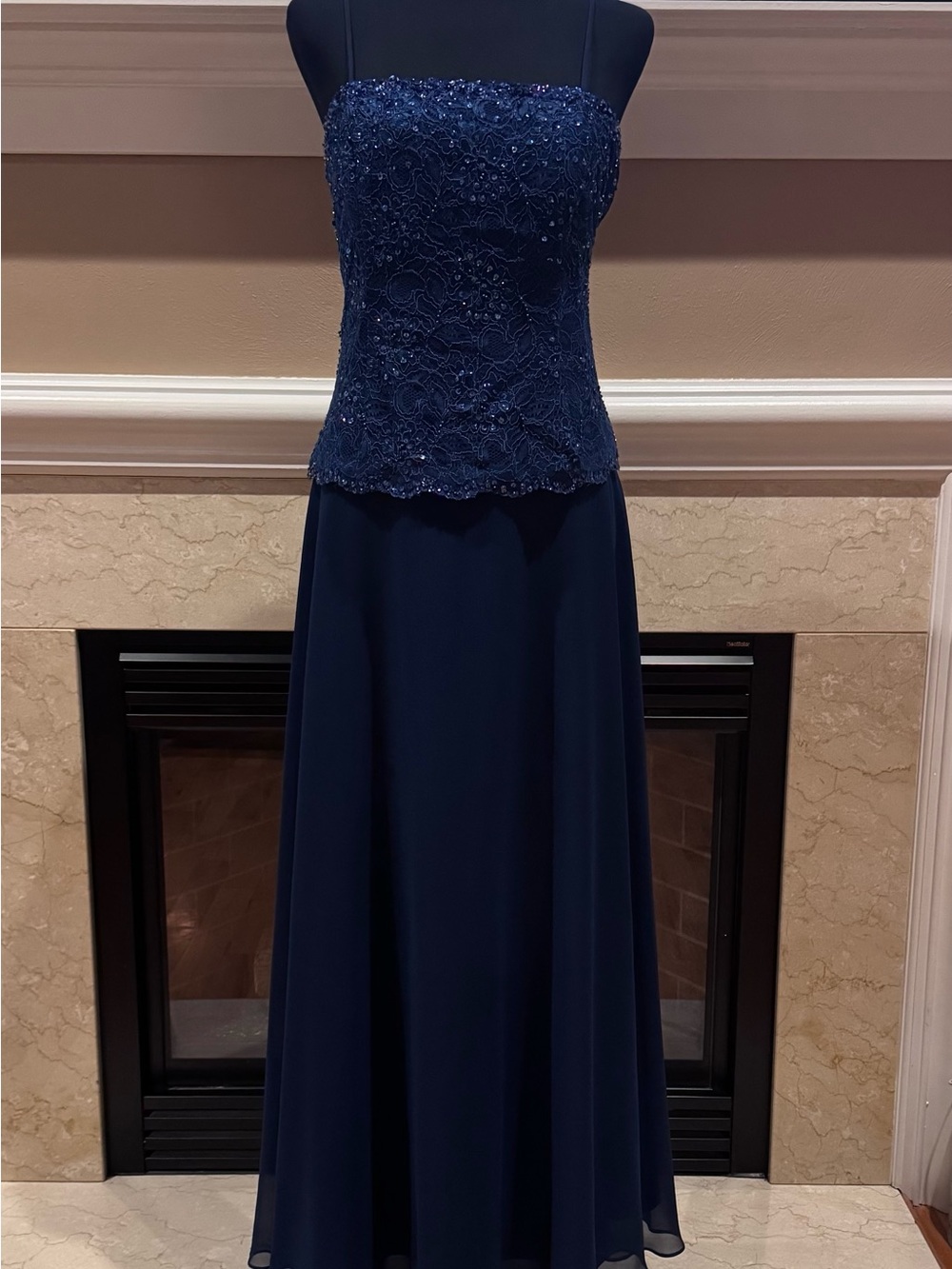 NEW Karen Millen Blue Cocktail Dress with Lace Sequin Jacket